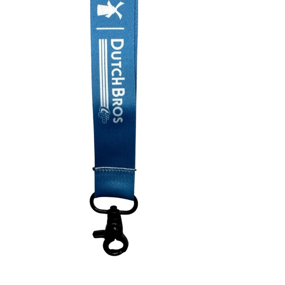 Dutch Bros Brand New Blue + White Lanyard RARE 1992 DB - Picture 2 of 5